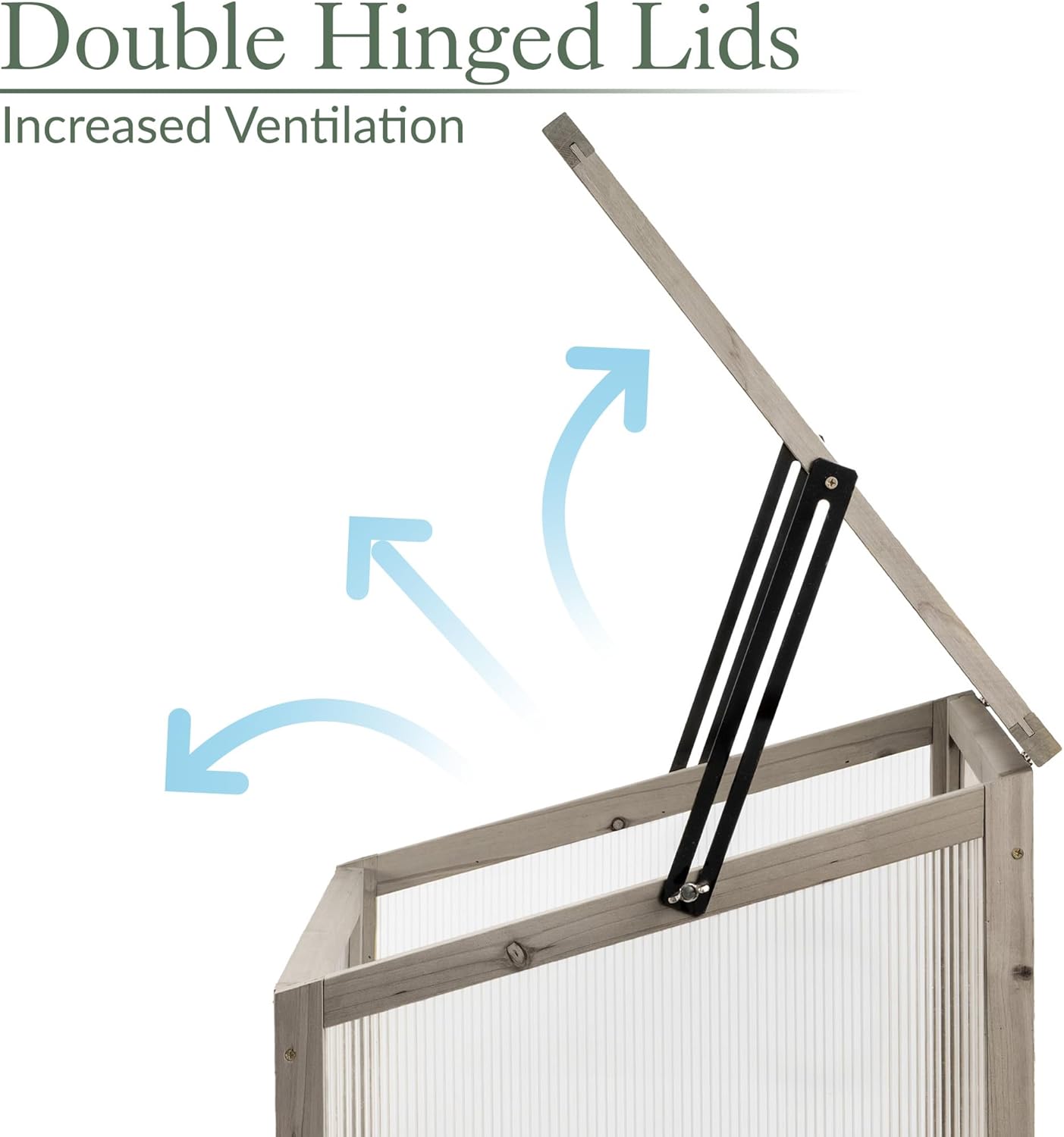 FSC Wooden Garden Grow House for Vegetables & Plants