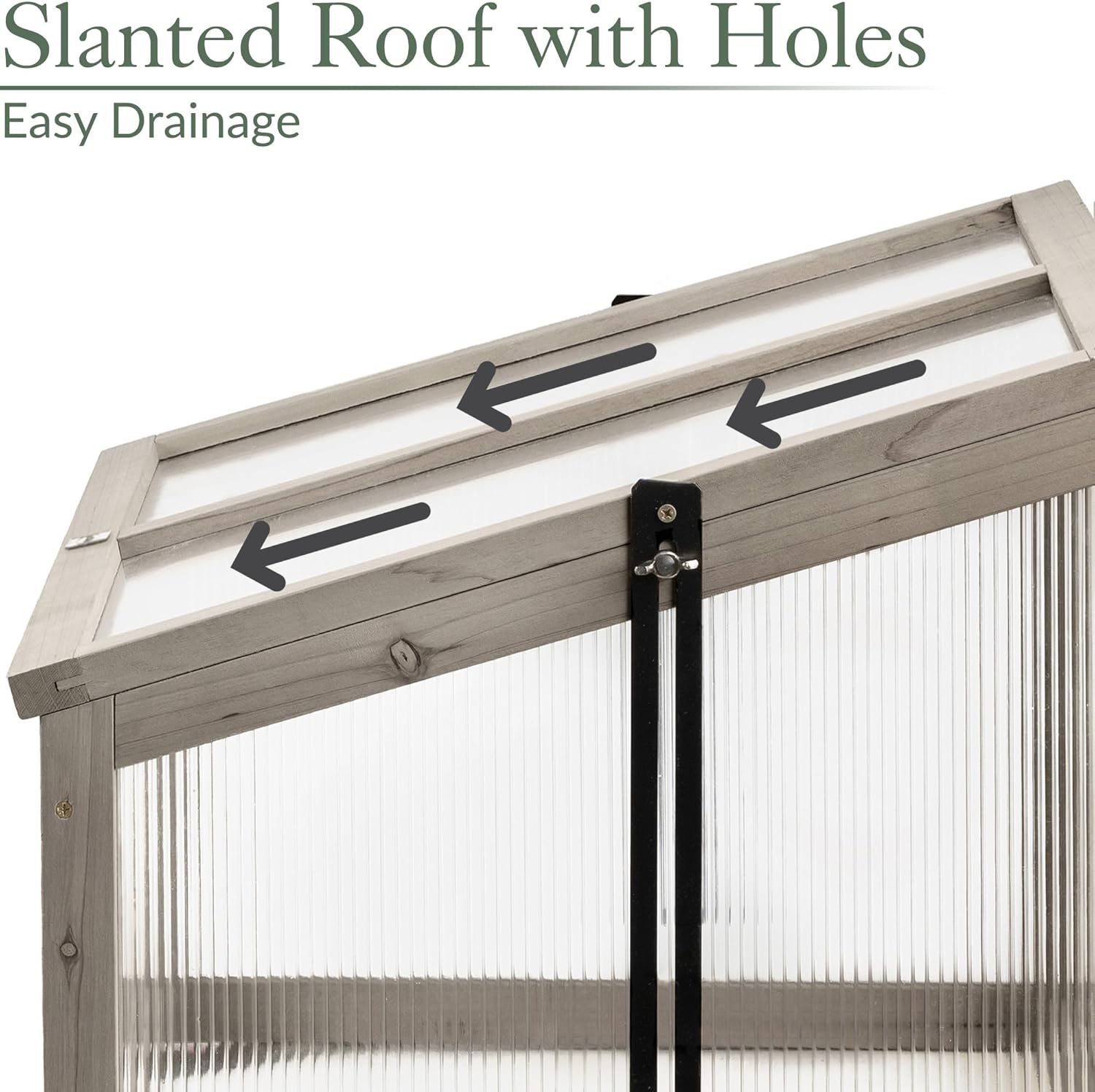 FSC Wooden Garden Grow House for Vegetables & Plants